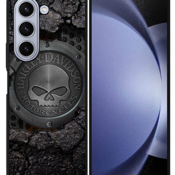 Harley Davidson Skull Google Samsung Galaxy Z Fold 5 2023 5G Case CT0124