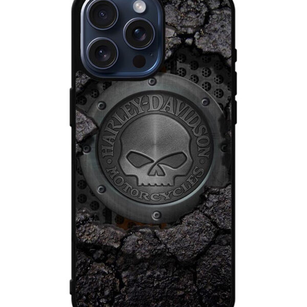 Harley Davidson Skull iPhone 15 Pro Max Case CT0124