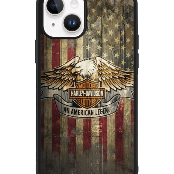Harley Davidson Skull Motorcycle Helmets iPhone 15 Plus Case CT0273
