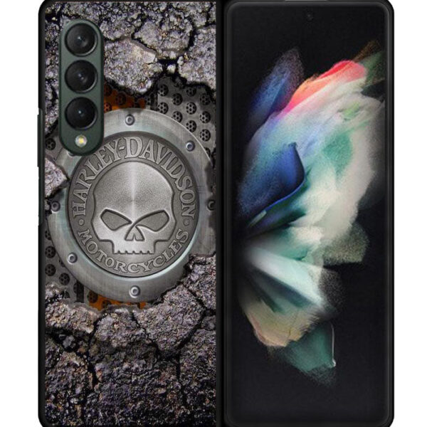 Harley Davidson Skull Samsung Galaxy Z Fold 3 5G CT5141