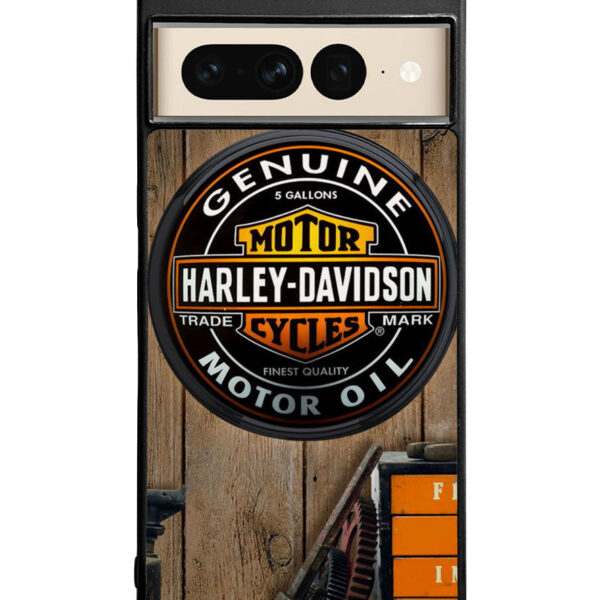 Harley Davidson White Skull Google Google Pixel 7 Pro Case CT1615