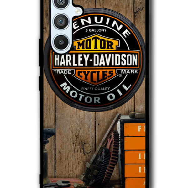 Harley Davidson White Skull Google Samsung Galaxy A54 5G Case CT1615