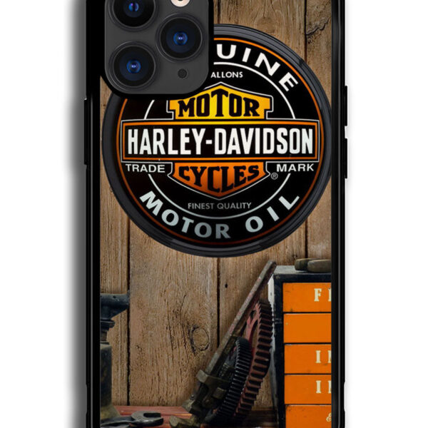 Harley Davidson White Skull iPhone 13 Pro Max Case CT1615