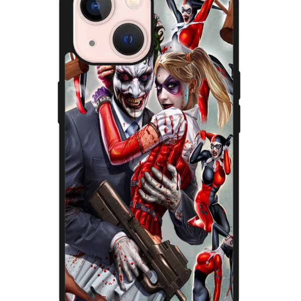 Harley Quinn and Joker Google iPhone 13 Mini Case CT0779