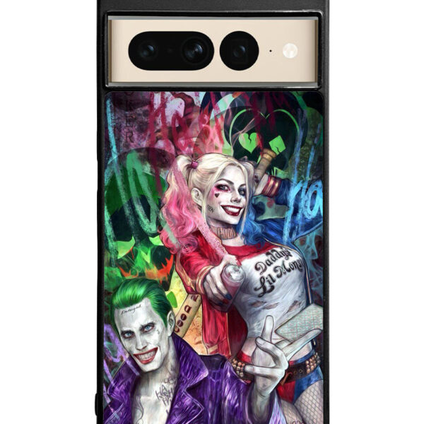 Harley Quinn And The Joker Google Google Pixel 7 Pro Case CT1048