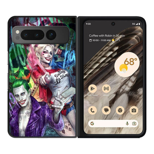 Harley Quinn And The Joker Google Pixel Fold CT1048
