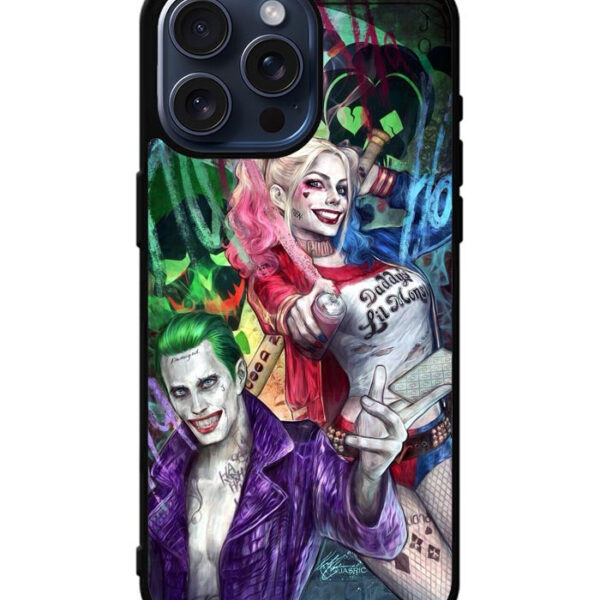 Harley Quinn And The Joker iPhone 15 Pro Max Case CT1048
