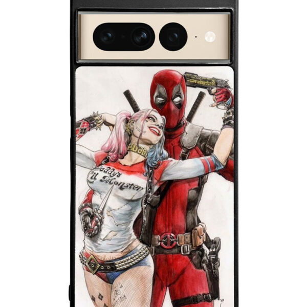 Harley Quinn Deadpool Google Google Pixel 7 Pro Case CT0261
