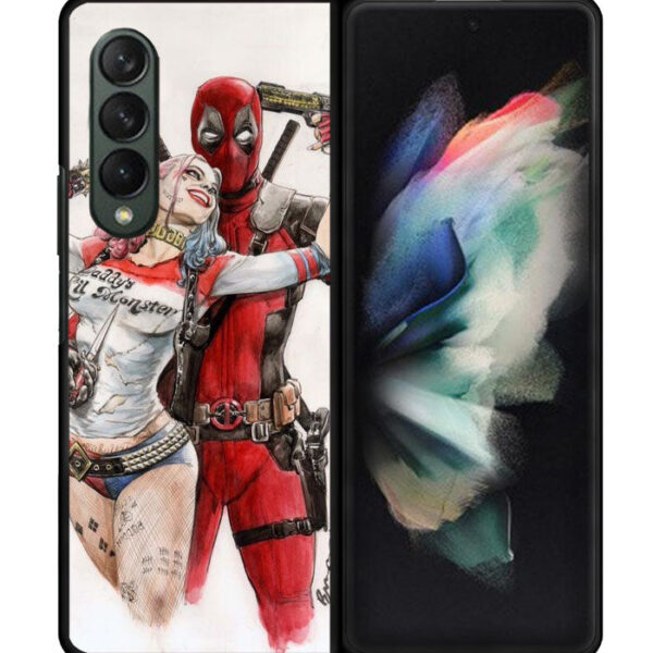 Harley Quinn Deadpool Google Samsung Galaxy Z Fold 3 5G CT0261