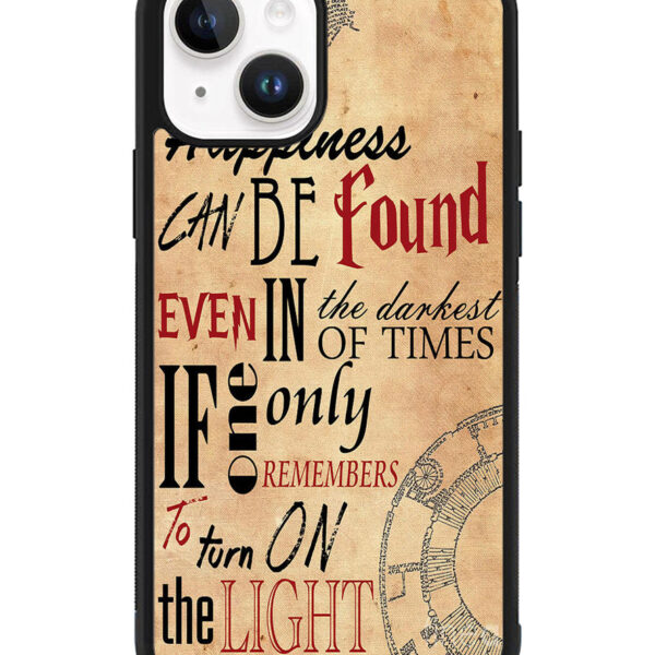 Harry Potter book quote iPhone 15 Plus Case CT0781