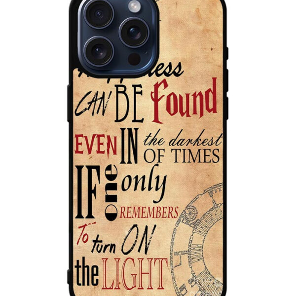 Harry Potter book quote iPhone 15 Pro Max Case CT0781