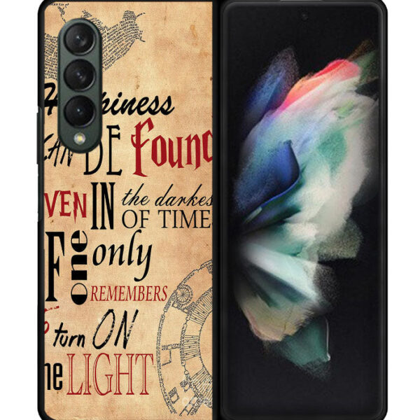 Harry Potter book quote Samsung Galaxy Z Fold 3 5G CT0781
