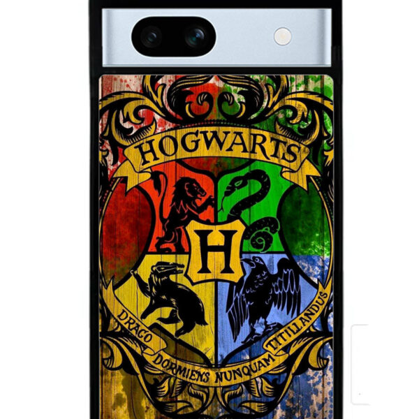 Harry Potter Hogwarts Logo wood Google Pixel 7A Case CT5151