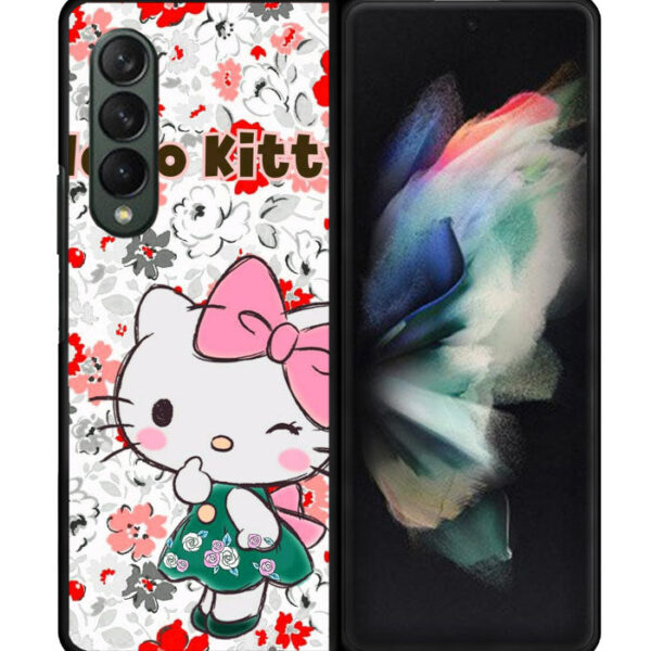 Hello Kitty Cute Flower Google Samsung Galaxy Z Fold 4 5G CT1905