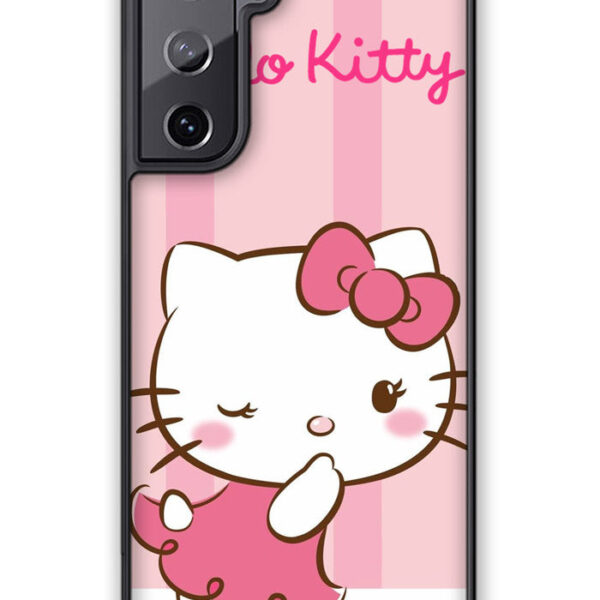 hello kitty cute pink Samsung Galaxy S21 FE 5G Case CT1206
