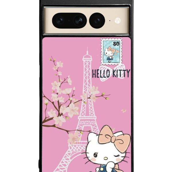 Hello Kitty Eiffel Google Pixel 7 Pro Case CT5207