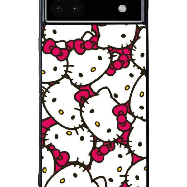 Hello Kitty Face Pattern Google Pixel 6A Case CT5206