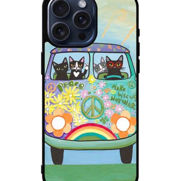 Hippie Cats Road Trip! iPhone 15 Pro Max Case CT1315