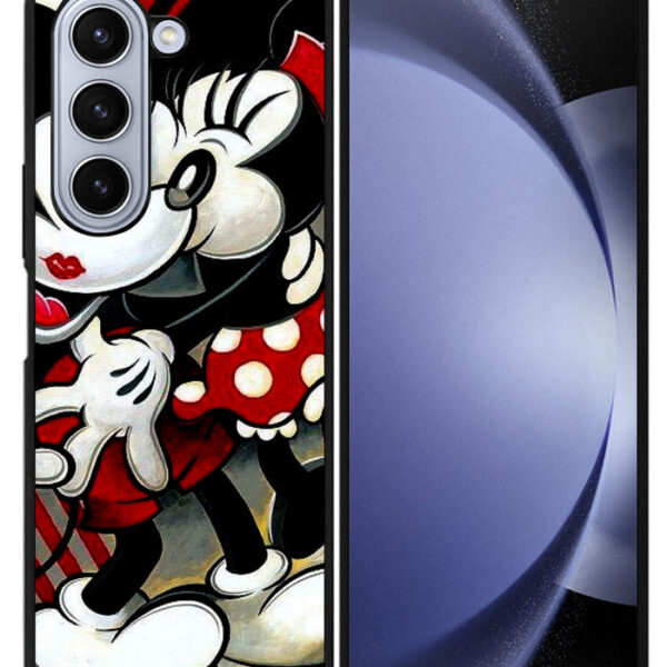Hugs and Kisses Mickey Minnie mouse Samsung Galaxy Z Fold 5 2023 5G Case CT5219