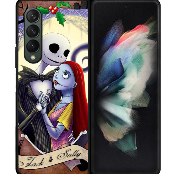 Jack And Sally Nightmare Samsung Galaxy Z Fold 3 5G CT1129