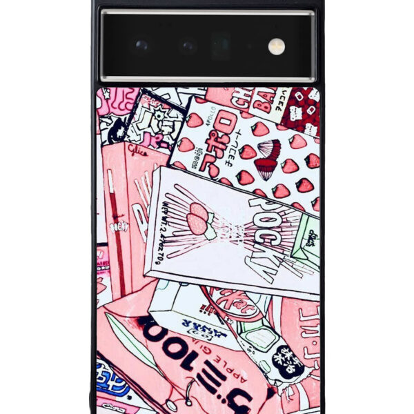 Japanese Pink Google Pixel 6 Pro Case CT9353