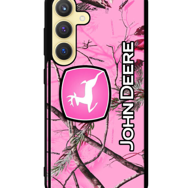 John Deere Pink Camo Samsung Galaxy S24 Plus Case CT3667