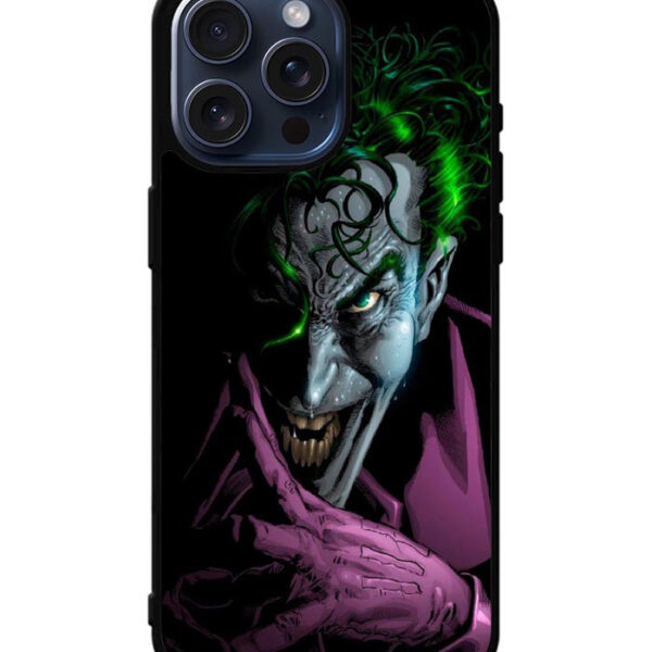 Joker Cartoon iPhone 15 Pro Max Case CT8234