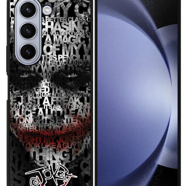 Joker Typography Quotes Google Samsung Galaxy Z Fold 5 2023 5G Case CT0818