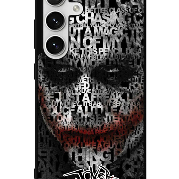 Joker Typography Quotes Samsung Galaxy S24 5G Case CT3634
