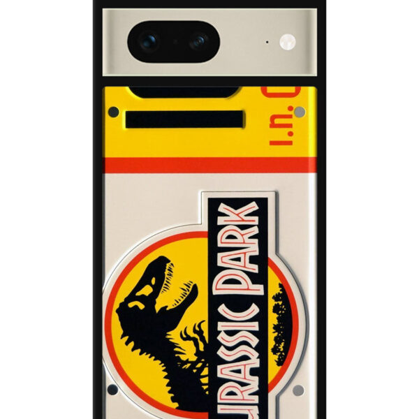 Jurassic Park Jeep License Google Pixel 7 Case CT3640