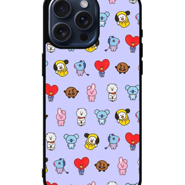 Kawaii BT21 BTS iPhone 15 Pro Max Case CT9295