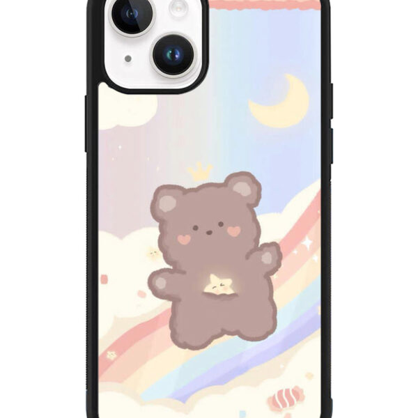 Kawaii Cute Bear iPhone 15 Plus Case CT9063