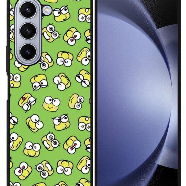 Keroppi Frog Pattern Google Samsung Galaxy Z Fold 5 2023 5G Case CT1161
