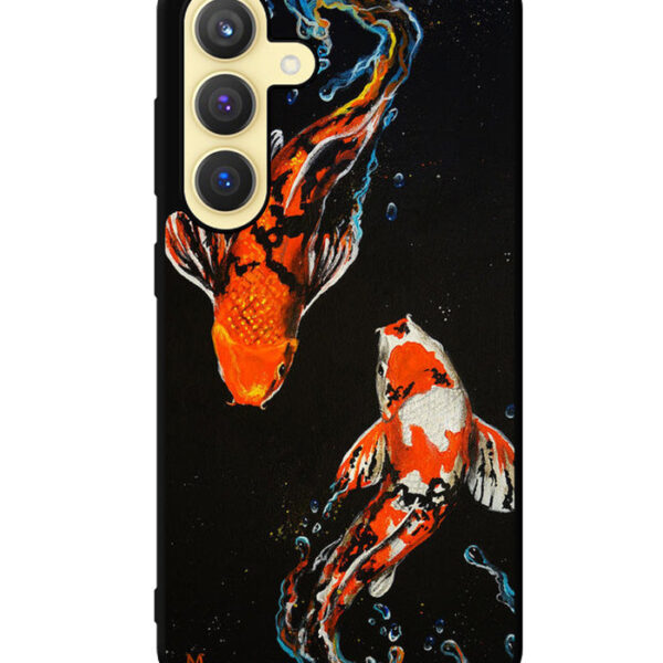 Koi Fish Watercolor Painting Samsung Galaxy S24 Plus Case CT9629