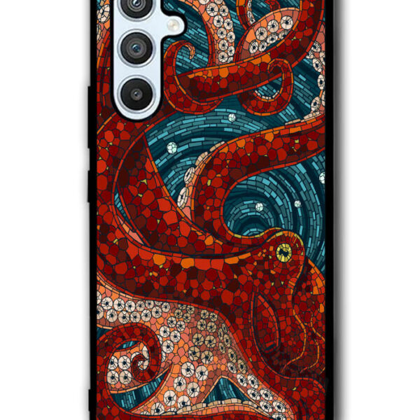 Kraken Octopus Stained Glass Samsung Galaxy A54 5G Case CT1270