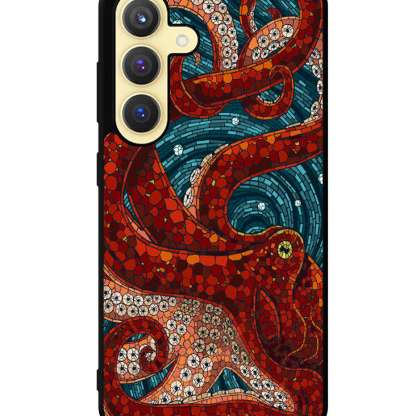 Kraken Octopus Stained Glass Samsung Galaxy S24 Plus Case CT1270