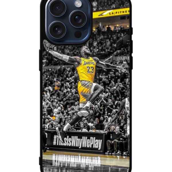 La Lakers Slam Dunk iPhone 15 Pro Max Case CT7635