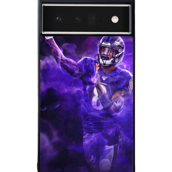 Lamar Jackson Smoke Google Pixel 6 Pro Case CT7543