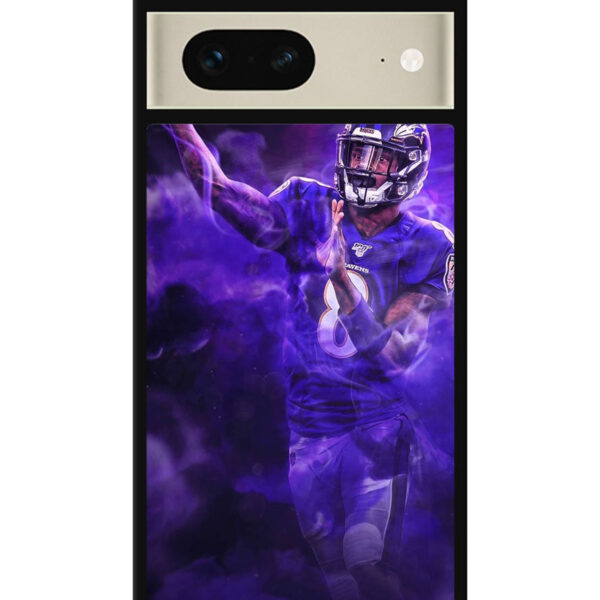 Lamar Jackson Smoke Google Pixel 7 Case CT7543
