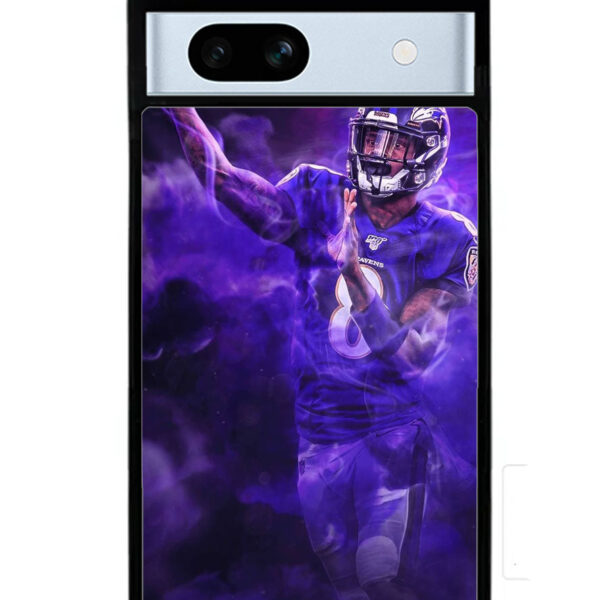 Lamar Jackson Smoke Google Pixel 7A Case CT7543