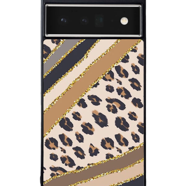 Leopard Gold Google Pixel 6 Pro Case CT10615