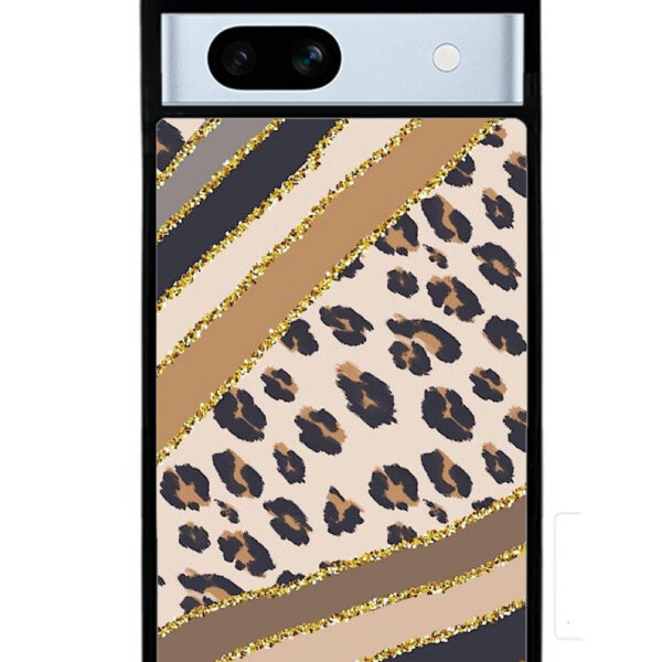 Leopard Gold Google Pixel 7A Case CT10615