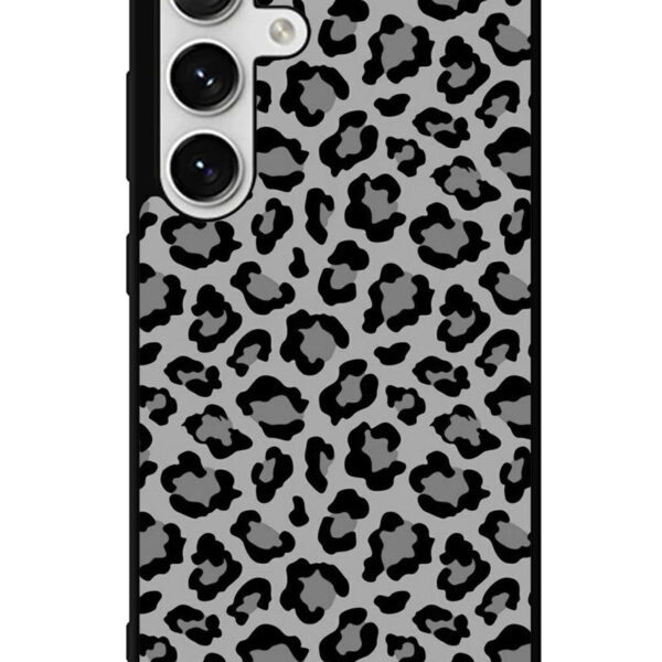 Leopard Grey Pattern Samsung Galaxy S24 5G Case CT9852