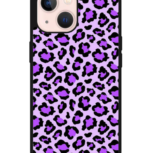 Leopard Purple Pattern iPhone 13 Mini Case CT9855