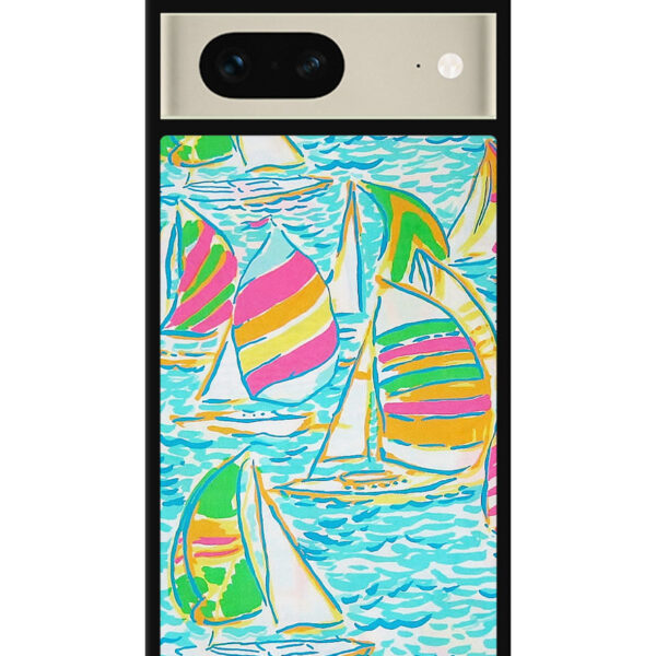 Lilly Pulitzer Sailboat Google Google Pixel 7 Case CT1301