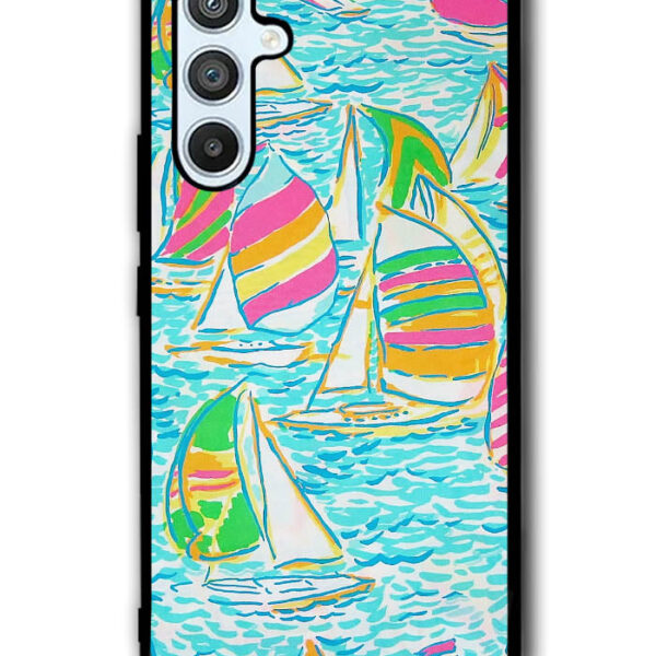 Lilly Pulitzer Sailboat Samsung Galaxy A54 5G Case CT1301