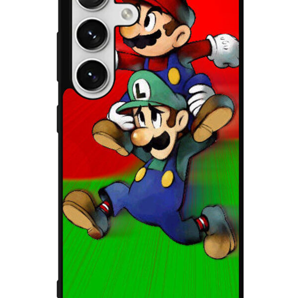 Luigi Mario Cute Cartoon Samsung Galaxy S24 5G Case CT9032