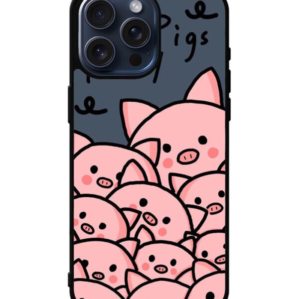 Many Pigs iPhone 15 Pro Max Case CT0063