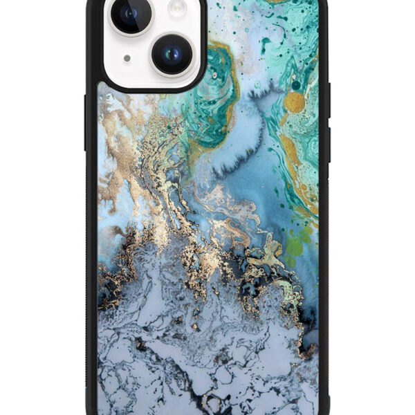 Marble Blue iPhone 15 Plus Case CT7652