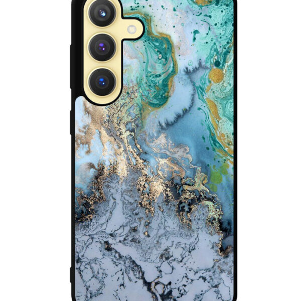 Marble Blue Samsung Galaxy S24 Plus Case CT7652